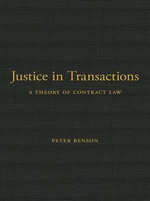 cover image of Justice in Transactions